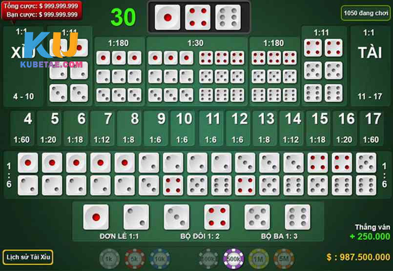 Cách Tính Điểm Tài Xỉu: Bí Mật Chiến Thắng Trong Trò Chơi May Rủi image-1731637443422