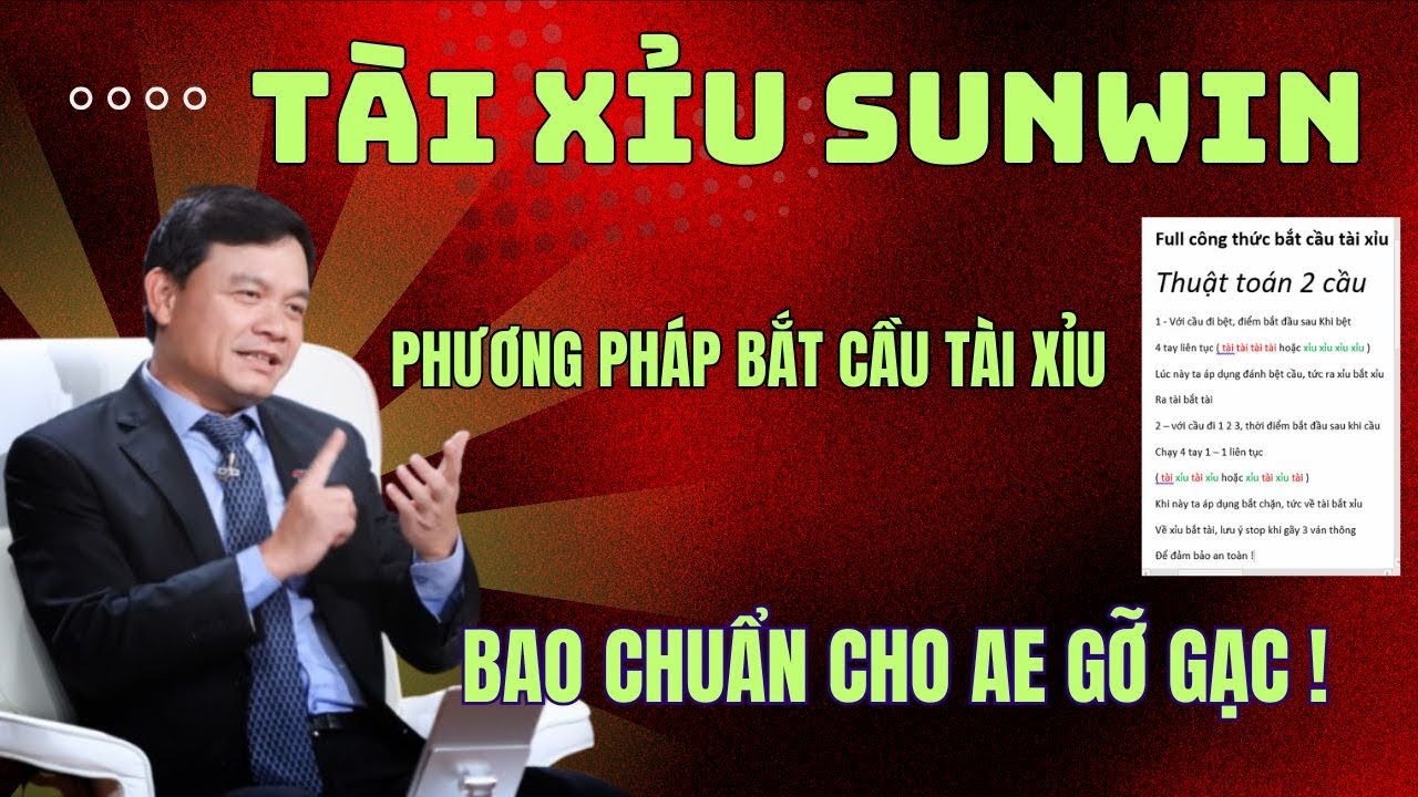 Cách Tính Tài Xỉu Sunwin: Bí Kíp Chiến Thắng Từ Chuyên Gia image-1731638507376