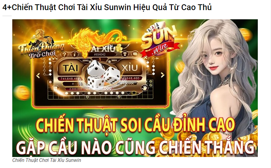 Mẹo Chơi Tài Xỉu Sunwin: Bí Kíp Chiến Thắng Từ Cao Thủ image-1731638359413