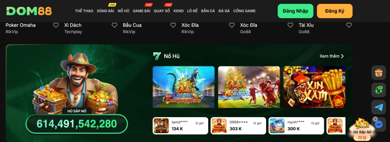 Dom88 - Nhà cái đẳng cấp Châu Á